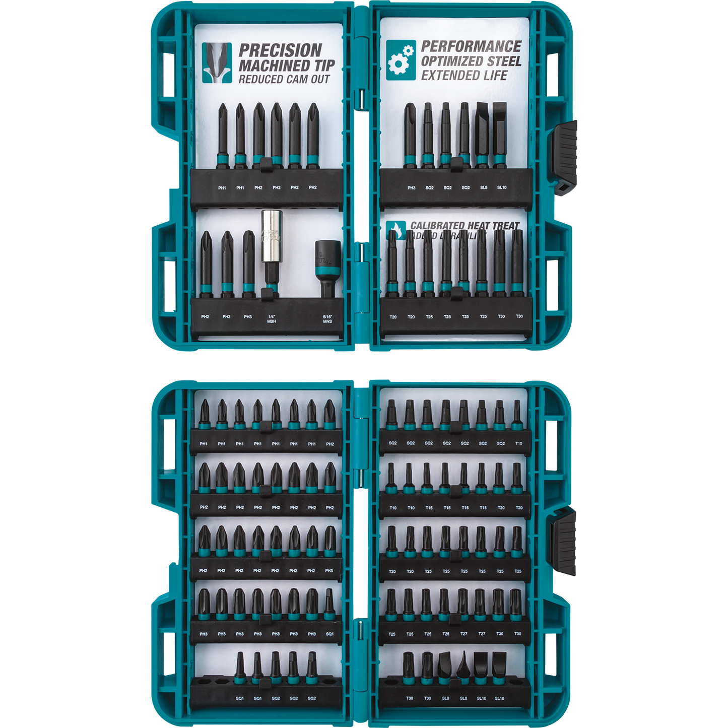 Makita E-00038 ImpactX, 100 Pc. Driver Bit Set