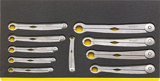 Stahlwille 96830130 TCS WT 240/10 Ratchet Wrench Set Fastratch