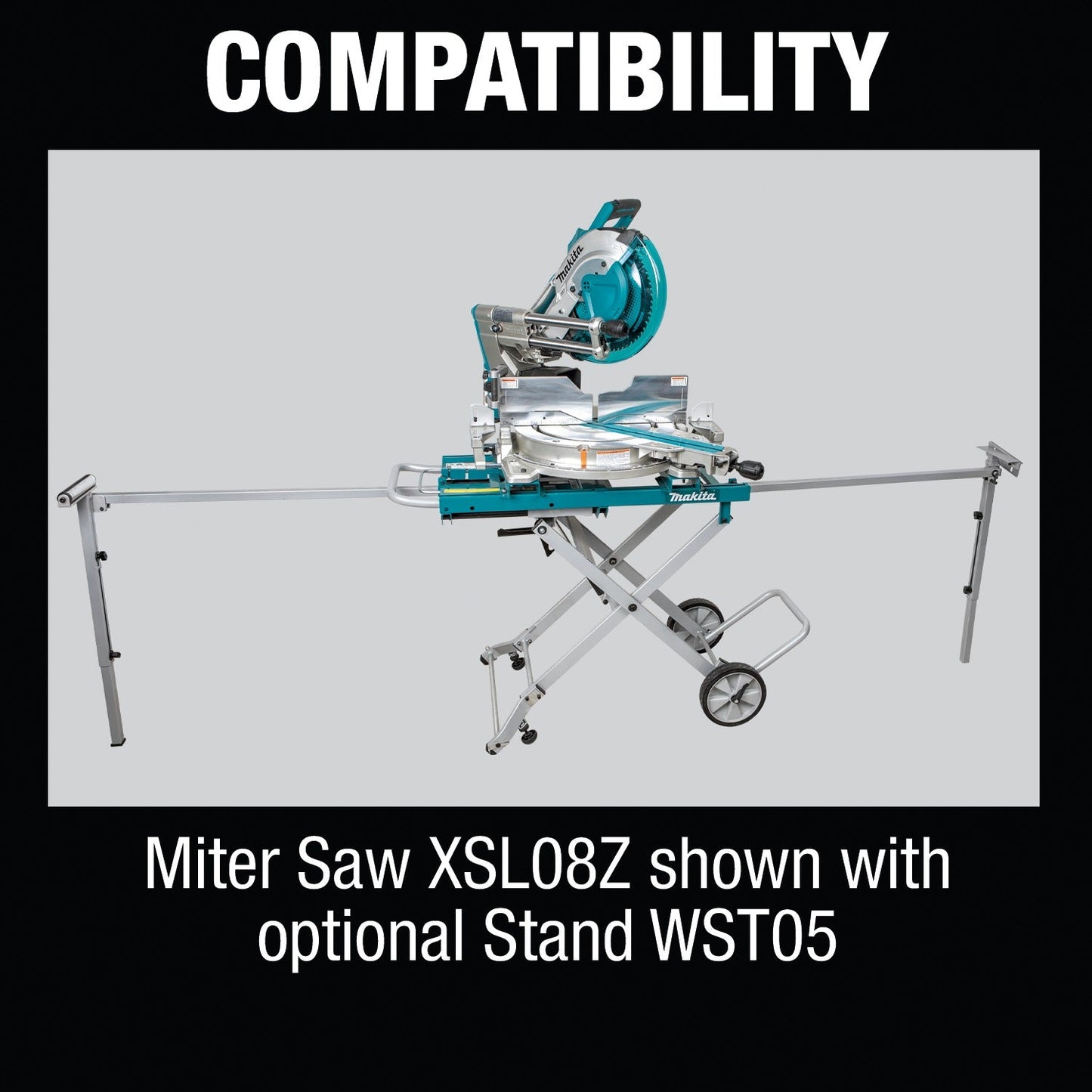 Makita XSL08Z 36V (18V X2) LXT® Brushless 12" Dual‘Bevel Sliding Compound Miter Saw, AWS® Capable and Laser, Tool Only