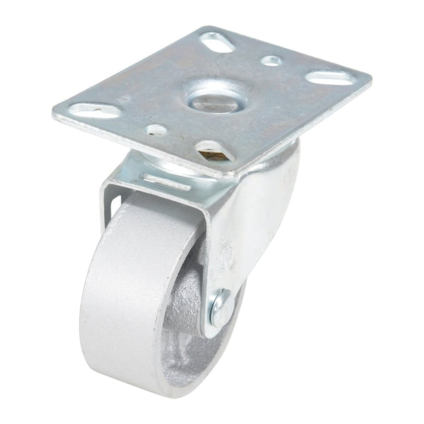 Vestil CST-MA-3X1.25-S Cast Iron/Steel Swivel Caster 3 In. Diameter x 1 In. Width 350 Lb. Capacity Gray