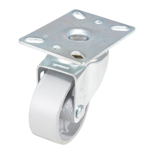 Vestil CST-MA-3X1.25-S Cast Iron/Steel Swivel Caster 3 In. Diameter x 1 In. Width 350 Lb. Capacity Gray