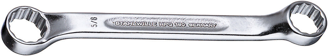 Stahlwille 41603436 180 A 9/16 X 5/8 Double Ring Wrench