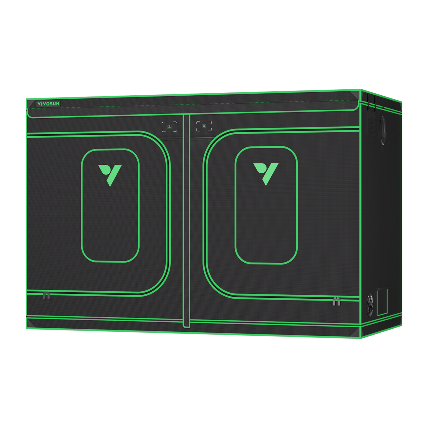 Vivosun Grow Tent Pro 5x10 P105, 12-20 Plants Use, Large Front Window, 60' x 120' x 80', For Indoor Plants Growing