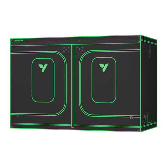 Vivosun Grow Tent Pro 5x10 P105, 12-20 Plants Use, Large Front Window, 60' x 120' x 80', For Indoor Plants Growing