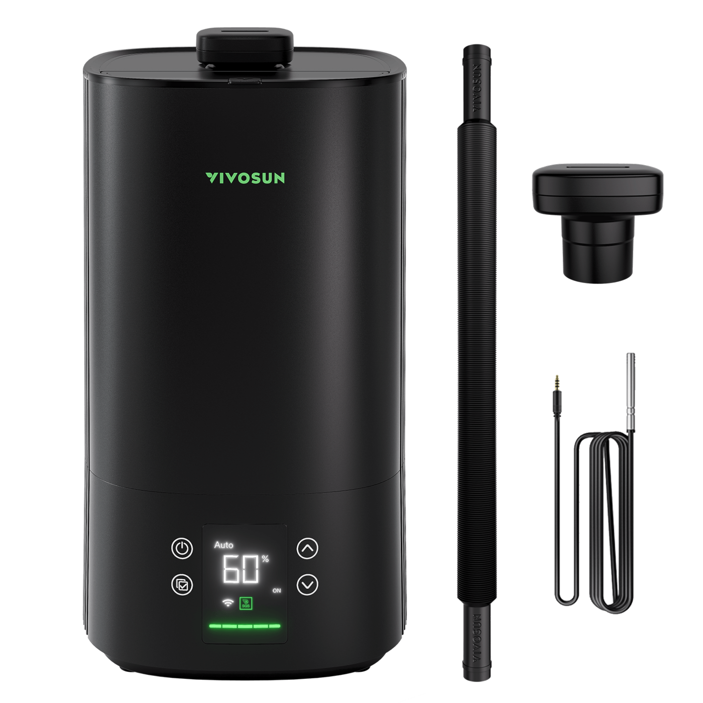 Vivosun AeroStream H05 Intelligent Wi-Fi Humidifier, 1.32 Gal / 5 L Humidifier with Temp & Humidity Probe, Smart Remote Control, Designed for Growers