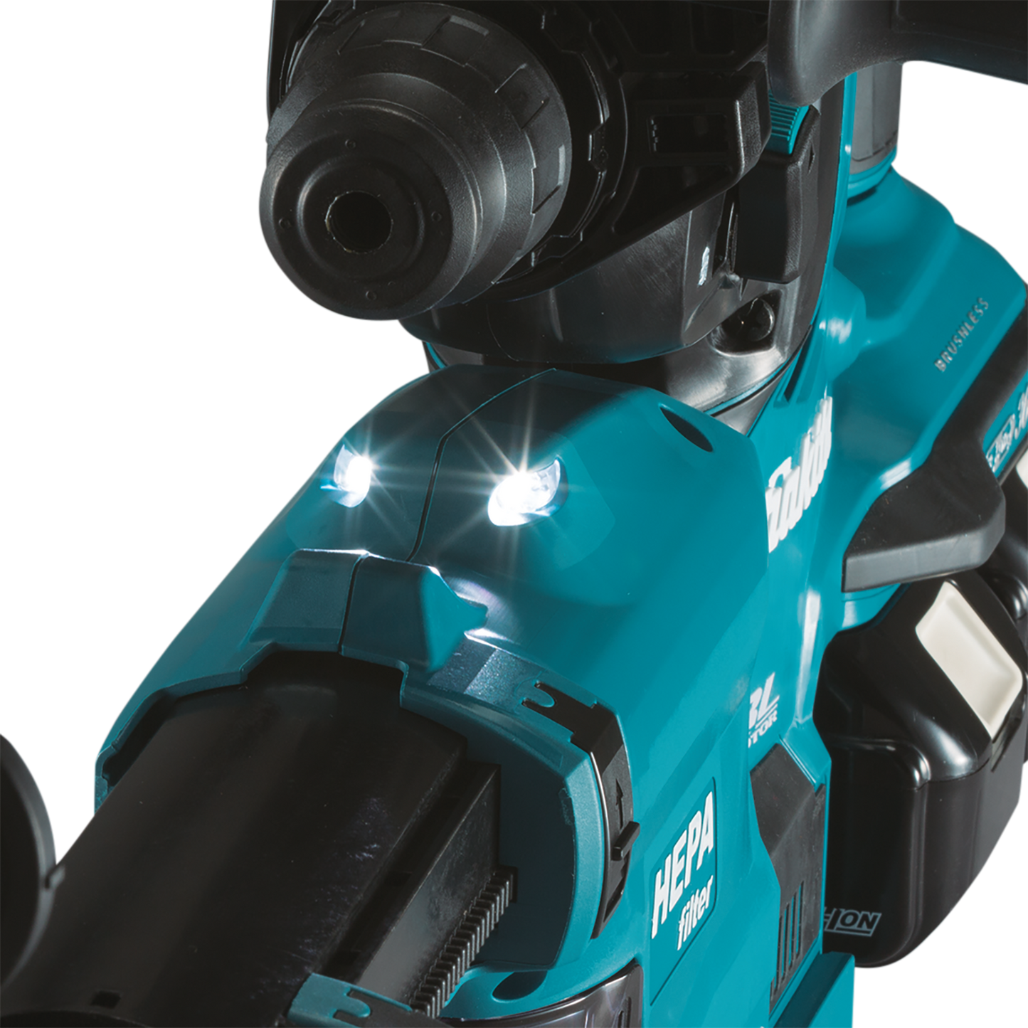 Makita XRH10PTW 36V (18V X2) LXT® Brushless 1‘1/8" SDS‘PLUS AVT® Rotary Hammer Kit, w/ HEPA Dust Extractor, AFT®, AWS® Capable (5.0Ah)