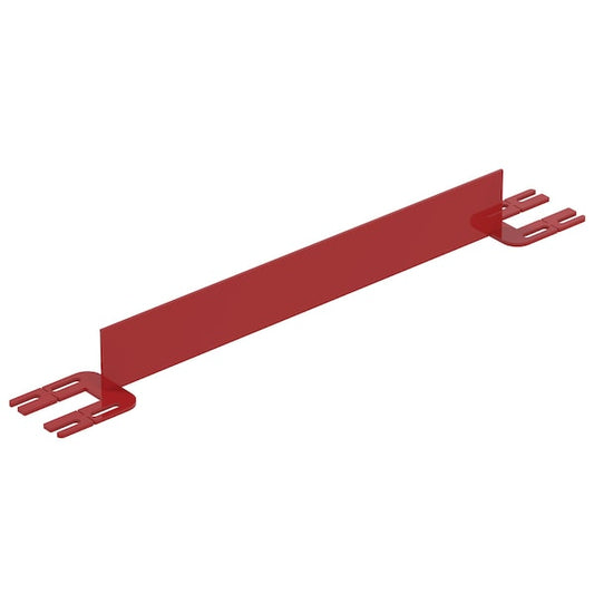 Vestil VDKR-3-TB-RD TOEBOARD FOR PIPE SAFETY RAILING 36 INCHES RED