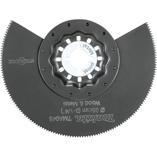 Makita B-67016 Starlock® Oscillating Multi‘Tool 3‘1/4" Bi‘Metal Round Segmented Saw Blade