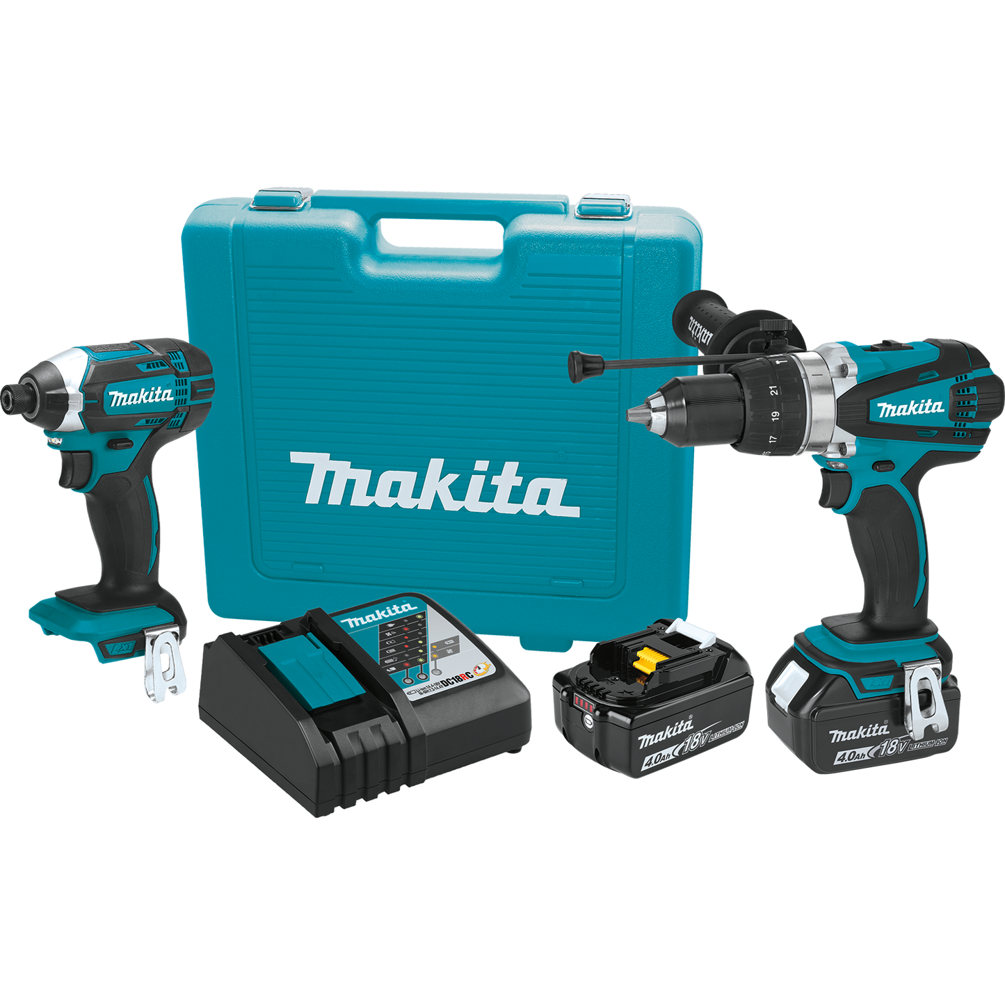 Makita XT263M 18V LXT® Lithium‘Ion Cordless 2‘Pc. Combo Kit (4.0Ah)