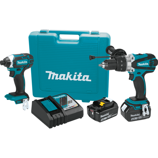 Makita XT263M 18V LXT® Lithium‘Ion Cordless 2‘Pc. Combo Kit (4.0Ah)