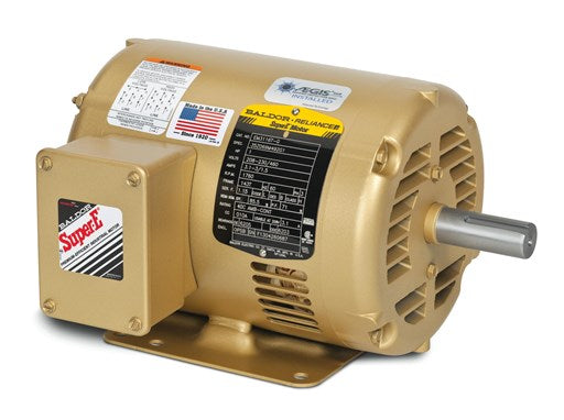 Baldor EM31108-5 .5HP, 1725RPM, 3PH, 60HZ, 56, 3424M, OPEN, F1, N