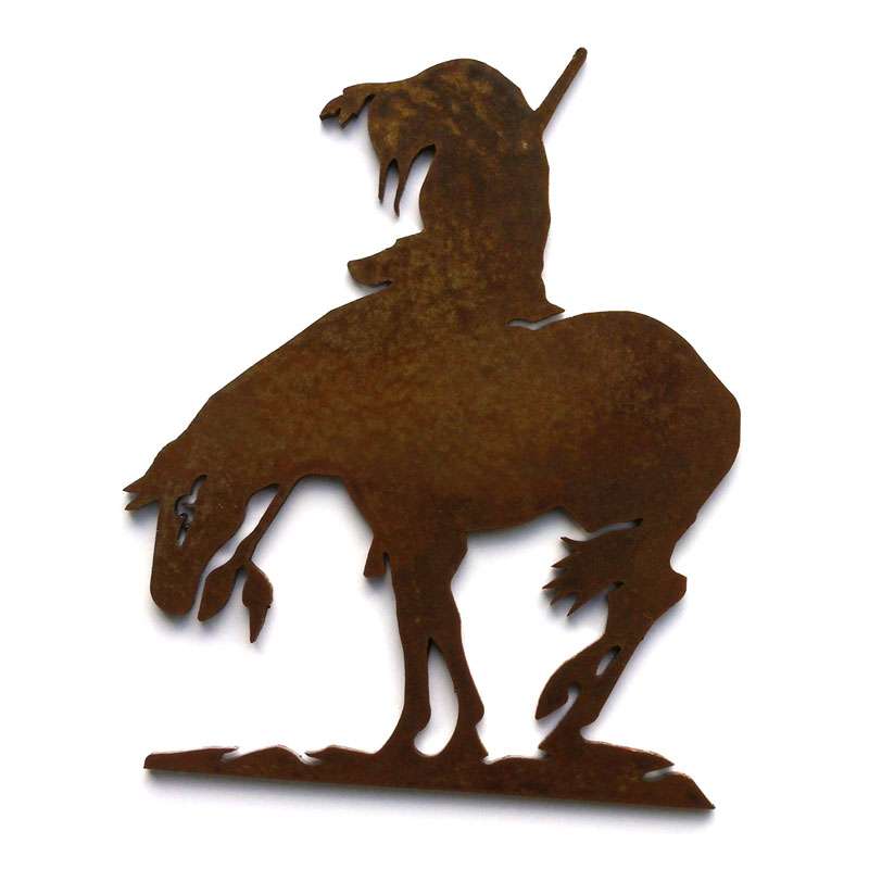 Paradise Clay PAR146 END OF THE TRAIL Magnet