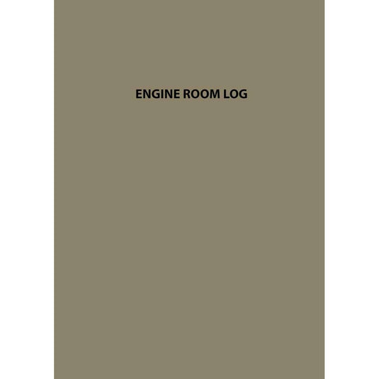 Paradise Clay IHP_ERLOG ENGINE ROOM LOG - Book
