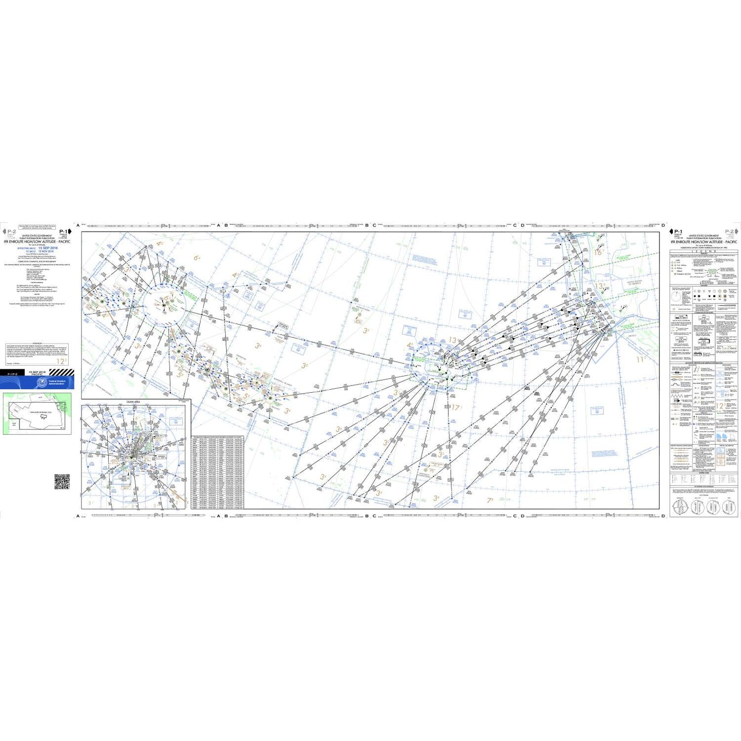 Paradise Clay FAAEPHI FAA Chart: Enroute Low/High Pacific Hawaii