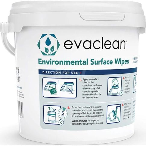 EarthSafe EV110WBL Large Bucket & Lid for EvaClean 110 Wipes