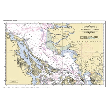 Paradise Clay EVE046 Placemat of Canadian Gulf Islands