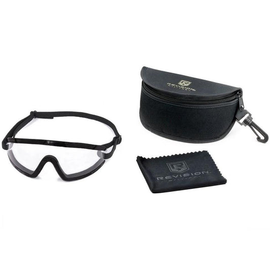 Revision Military 4-0703-9107 Exoshield® Full Strap Extreme Low Profile Eyewear System (Clear)