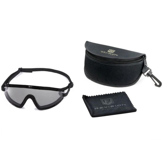 Revision Military 4-0703-9108 Exoshield® Full Strap Extreme Low Profile Eyewear System (Smoke)