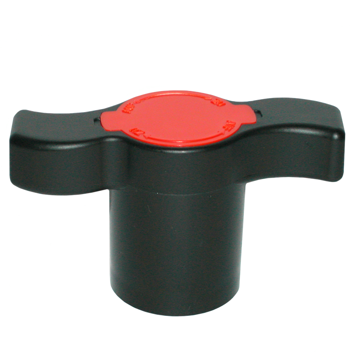 Legend Valves 101-933 One-size Plastic Stem Extension T-Handle for T/S-1001, T-1004, T-1009, T/S-1100, T-805, T-806, & P-200 Valves