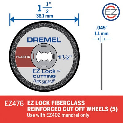 Bosch EZ476 Ez Lock 1 1/2" Plastic Wheel