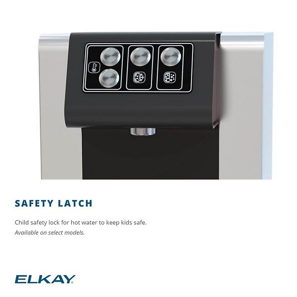 Elkay DSBSH130UVPC Water Dispenser Hot Filtered Refrigerated 1.5 GPH Stainless Steel