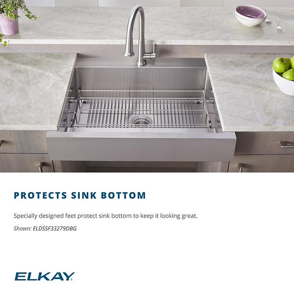 Elkay LKWRBG12SS Stainless Steel 11" x 11" x 1" Bottom Grid