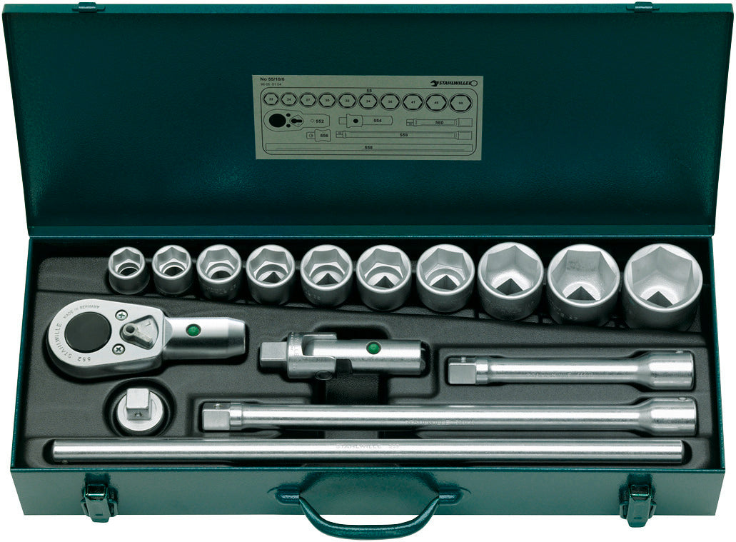 Stahlwille 96050104 55/10/6 Socket Set