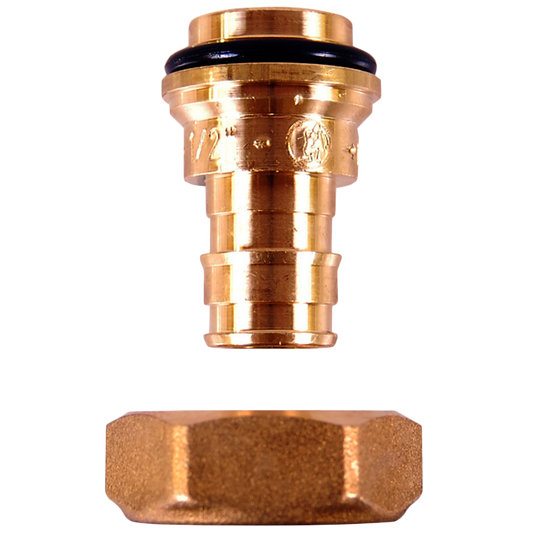 Legend Valves 830-143P Cold Expansion PEX (F1960) Tube Connector, Pair; for M-8330, M-8330HC & M-8300E Stainless Steel Manifolds