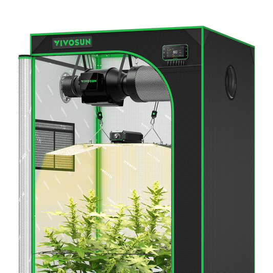 Vivosun Smart Grow Tent Kit, 3 × 3ft 3-Plant System, WiFi-Integrated Automatic Grow System with Full Spectrum LED Grow Light, Efficient Ventilation System with GrowHub E42A+ Controller