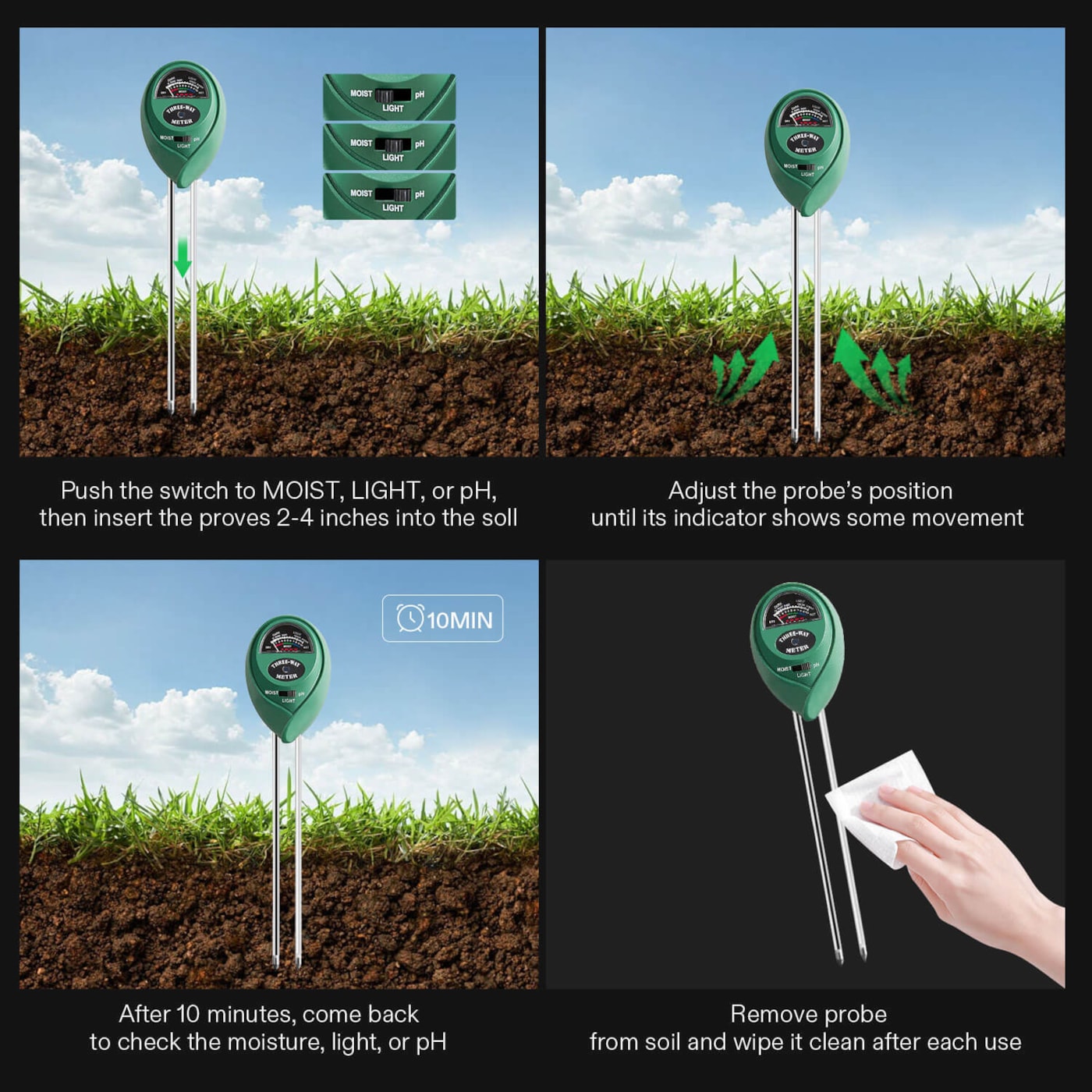 Vivosun 3-in-1 Soil Tester