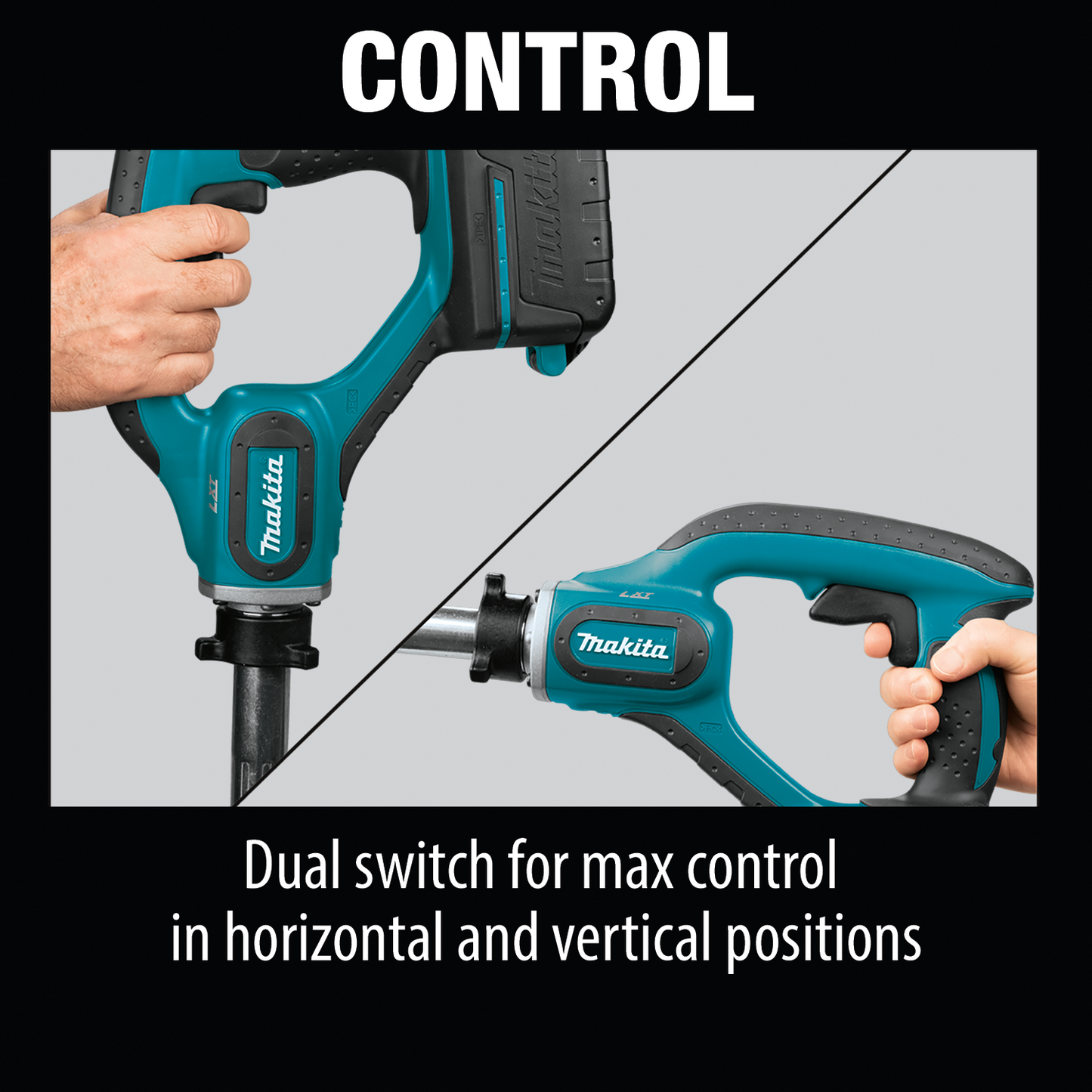 Makita XRV01Z 18V LXT® Lithium‘Ion Cordless 4' Concrete Vibrator, Tool Only