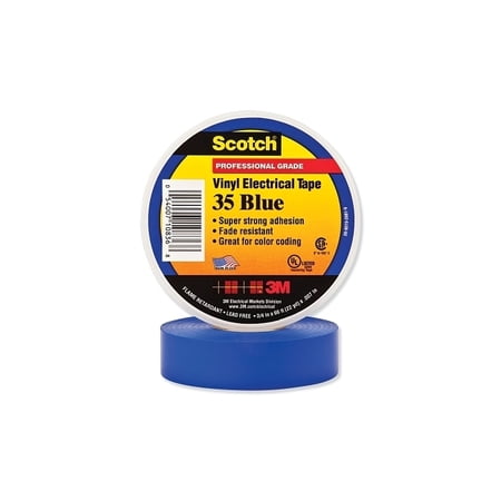 SCOTCH® 7000132637 3M Electrical Scotch® Vinyl Electrical Color Coding Tapes 35