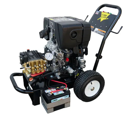 CAM Spray P00795 Portable Diesel Powered 4 gpm, 3000 psi Cold Water Pressure Washer