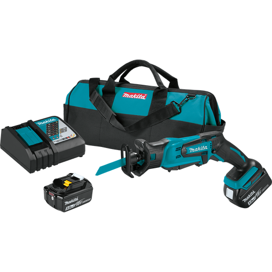 Makita XRJ01T 18V LXT® Lithium‘Ion Cordless Compact Recipro Saw Kit (5.0Ah)