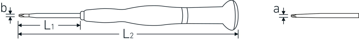 Stahlwille 47523020 4752 0 ELEKTRONIK-KREUZSCHLITZSCHRAUBENDREHER Cross-Head Screwdriver Ph