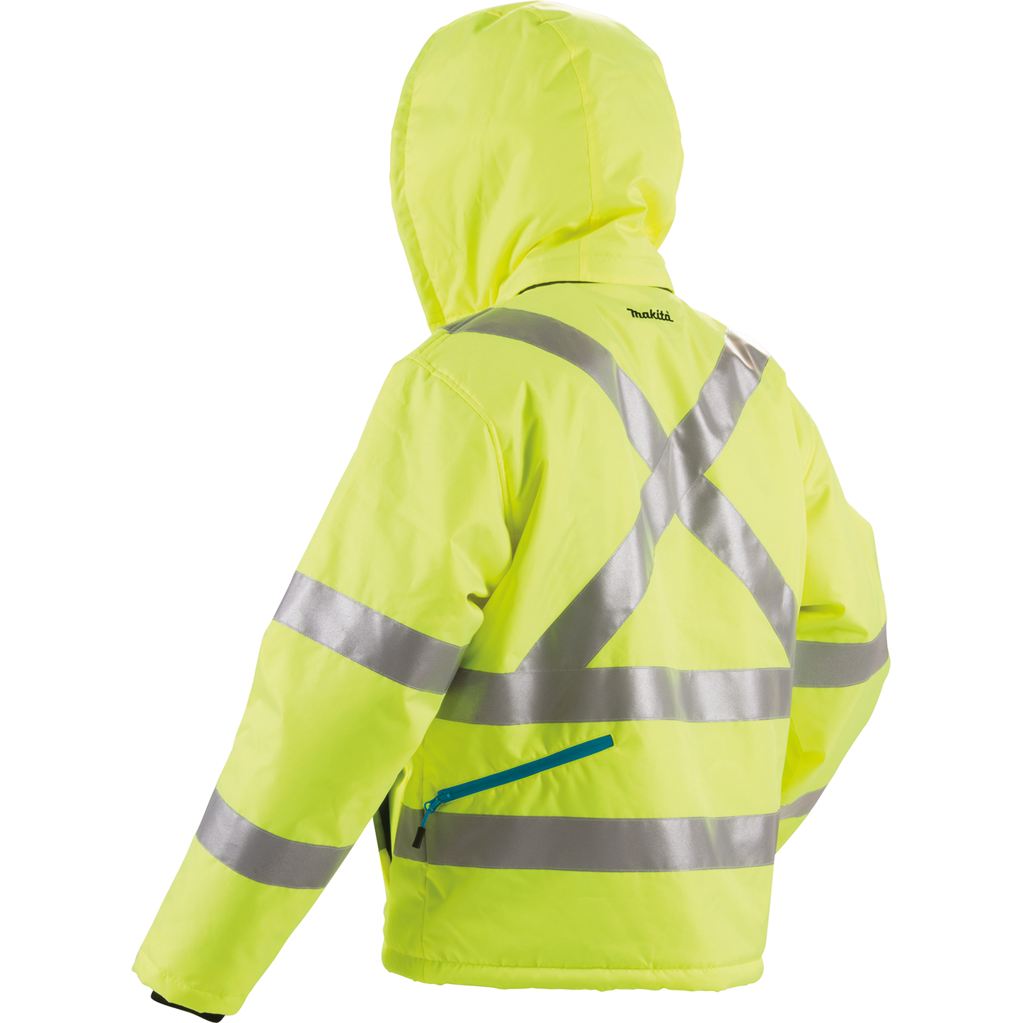 Makita DCJ206ZXL 18V LXT® Lithium‘Ion Cordless High Visibility Heated Jacket, Jacket Only (XL)