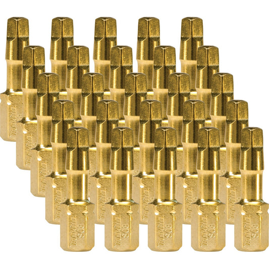 Makita B-44747 Impact GOLD® #2 Square Insert Bit, 25/pk