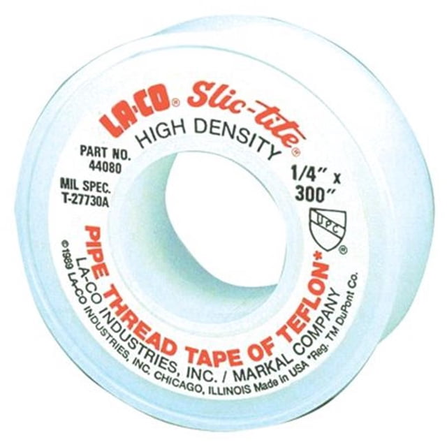 LA-CO 44084 1/2"X1200" Slic-Tite Ptfe Thread Tape (1 ROL)