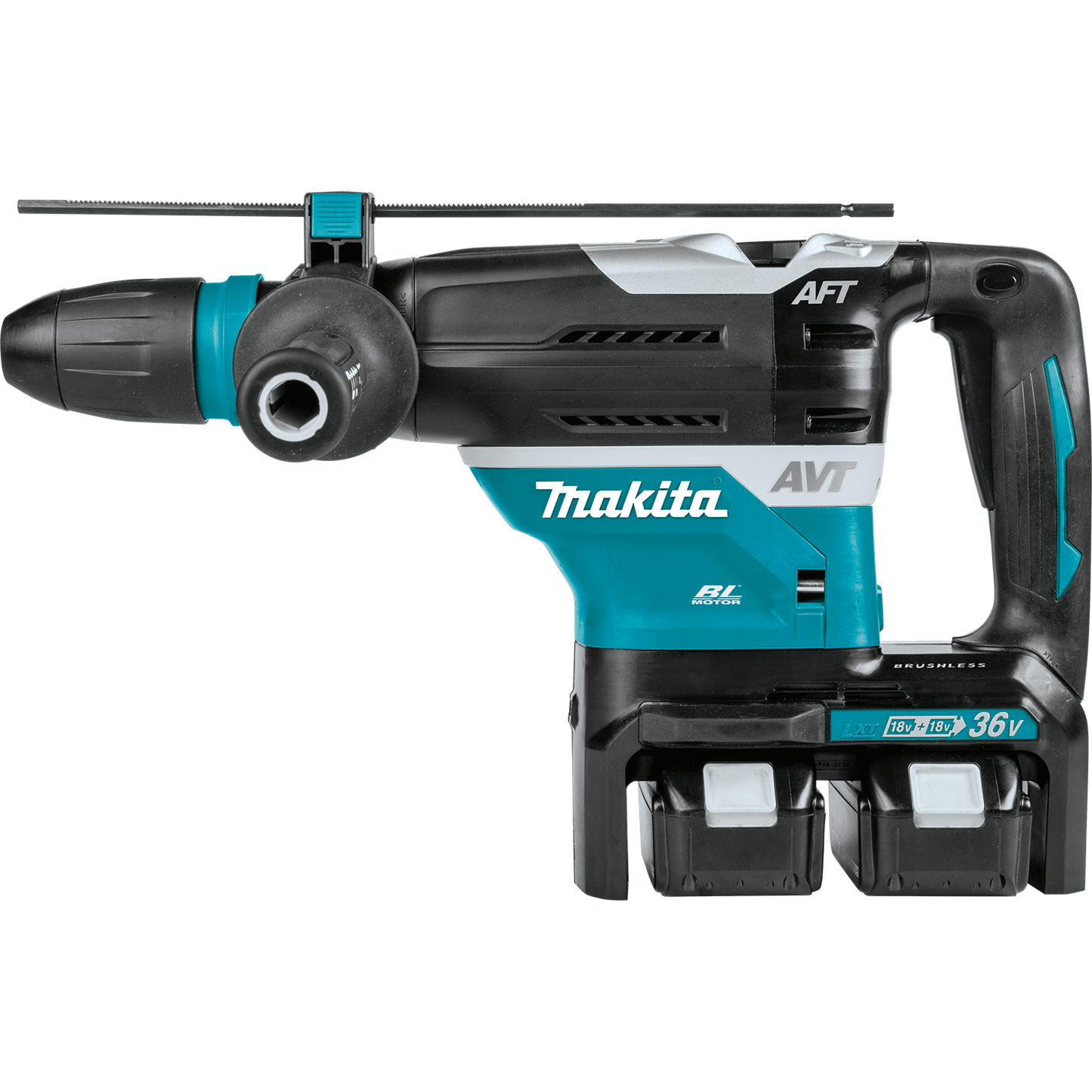 Makita XRH07PTUN 36V (18V X2) LXT® Brushless 1‘9/16" SDS‘MAX Advanced AVT® Rotary Hammer Kit, AFT®, AWS® (5.0Ah)