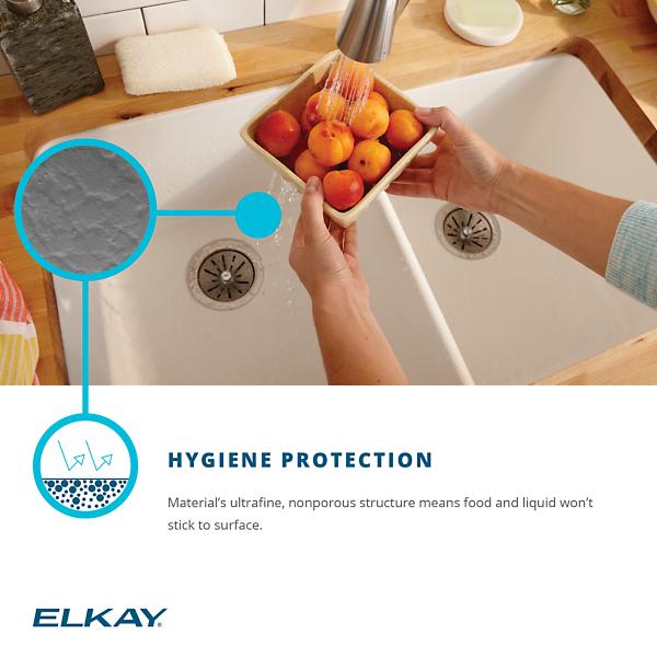 Elkay ELG1616 Quartz Classic® 15-3/4" x 15-3/4" x 7-11/16" Single Bowl Dual Mount Bar Sink