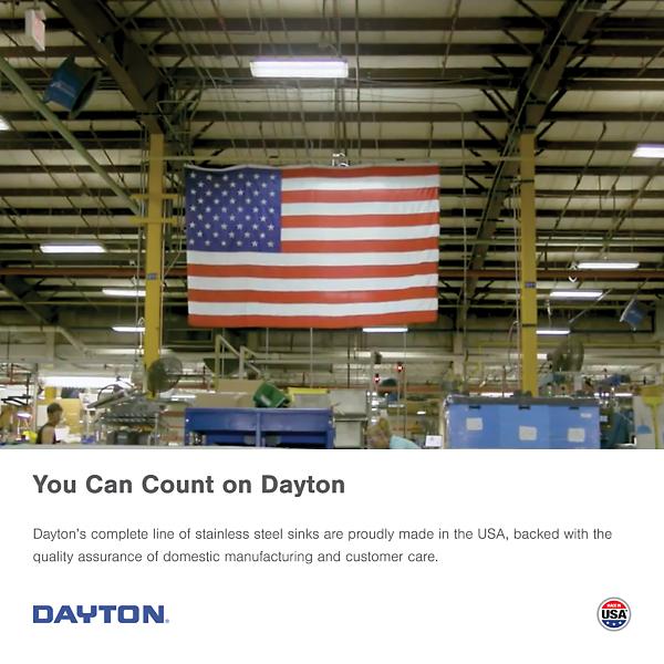 Elkay DDW1023322 Dayton® Stainless Steel 33" x 22" x 7-1/16" Equal Double Bowl Drop-in Sink (10 Pack)