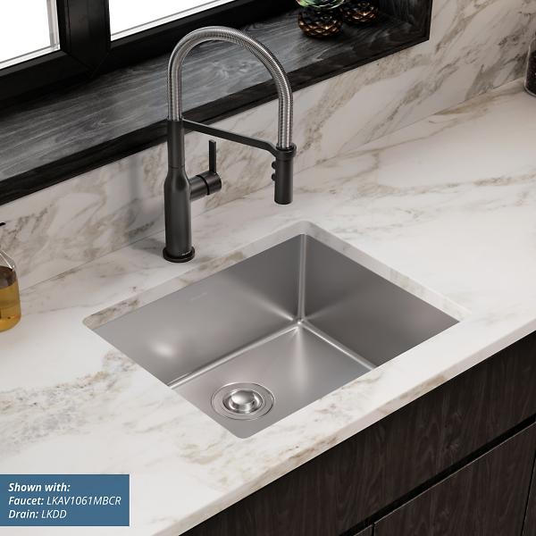 Elkay ECTRU21179T Crosstown® 18 Gauge Stainless Steel 22-1/2" x 18-1/2" x 9" Single Bowl Undermount Sink