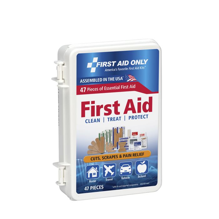 First Aid Only FAO-120 Personal First Aid Kit, 48 Piece, Plastic Case