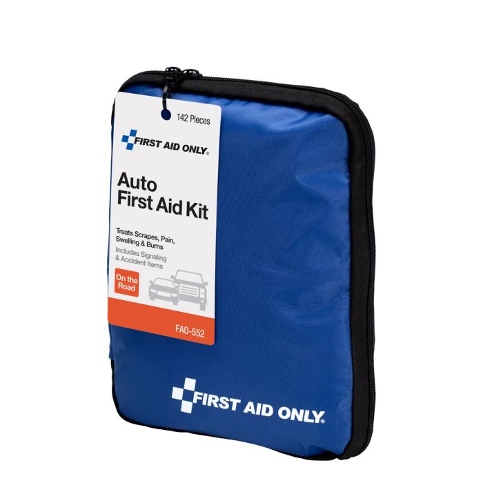 First Aid Only FAO-552 Vehicle First Aid Kit, 143 Piece, Fabric Case