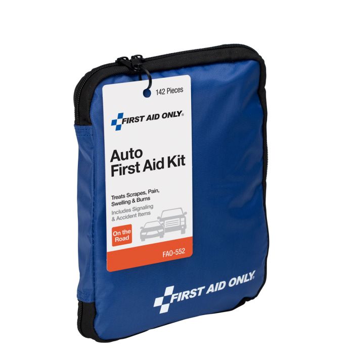 First Aid Only FAO-552 Vehicle First Aid Kit, 143 Piece, Fabric Case