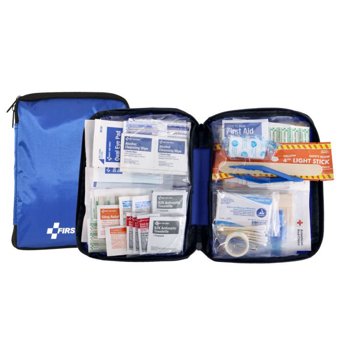 First Aid Only FAO-552 Vehicle First Aid Kit, 143 Piece, Fabric Case