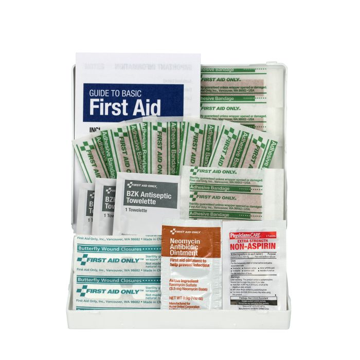 First Aid Only FAO-110 Travel First Aid Kit, 21 Piece, Plastic Case