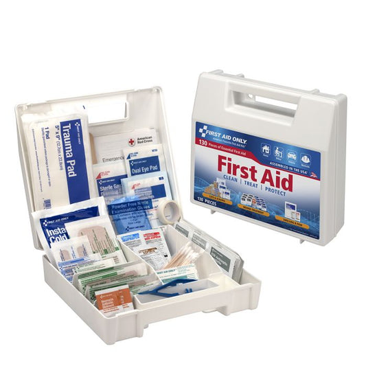 First Aid Only FAO-132 First Aid Kit, 131 Piece, Plastic Case