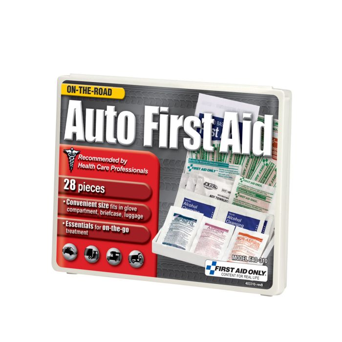 First Aid Only FAO-310 Consumer Auto Kit, 28 piece, Plastic Case