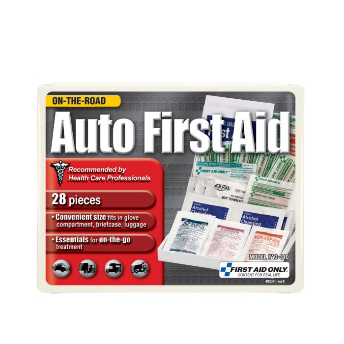 First Aid Only FAO-310 Consumer Auto Kit, 28 piece, Plastic Case